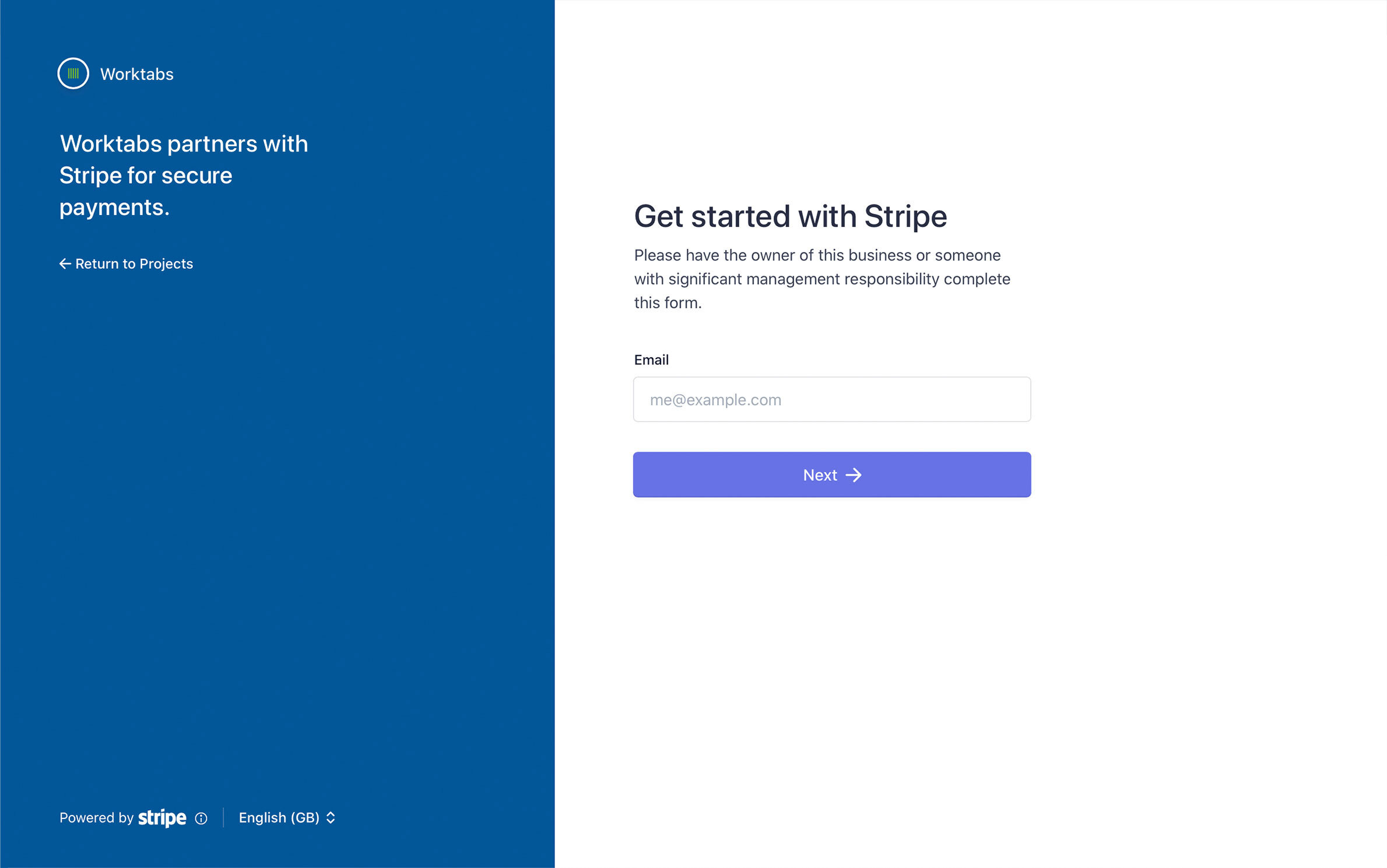 Set up online payments